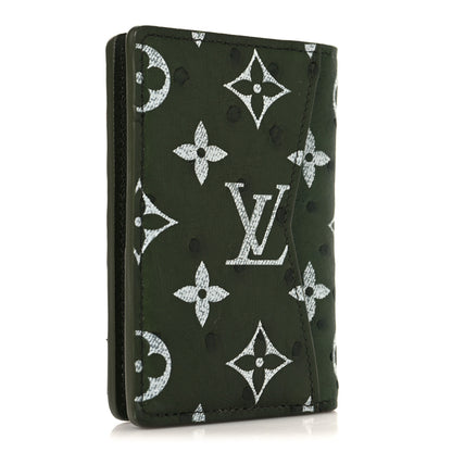 Louis Vuitton Ostrich Monogram Pocket Organizer Cactus 3 of 7
