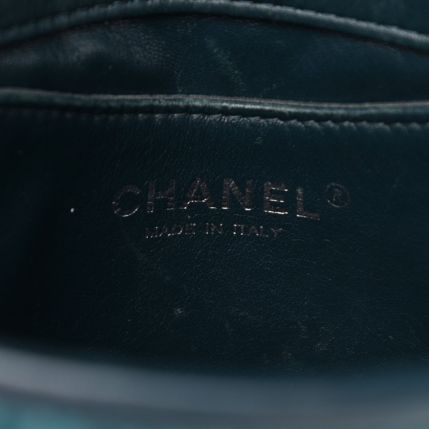 Chanel Fancy Felt Flap Teal 6 of 12