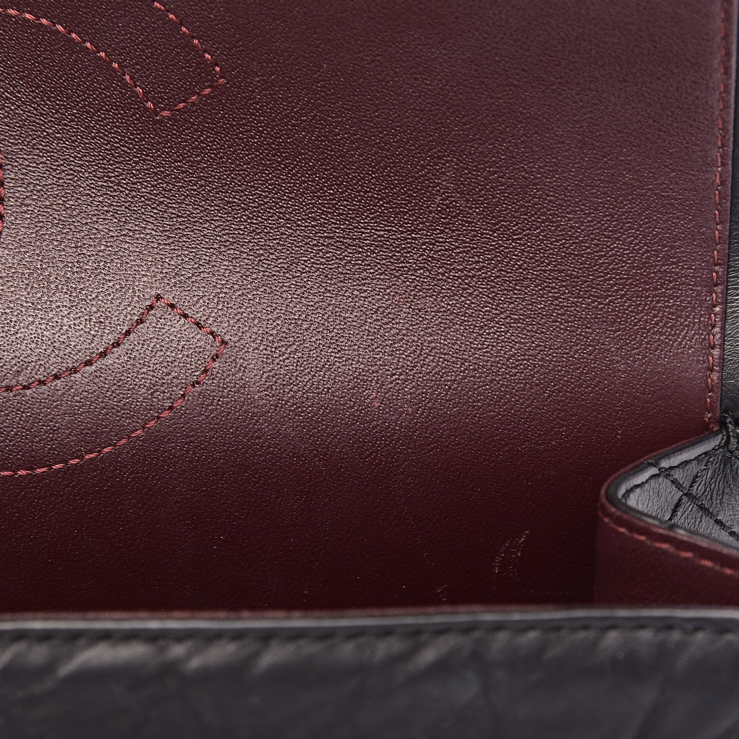 Aged Calfskin Quilted 2.55 Reissue 226 Flap Black