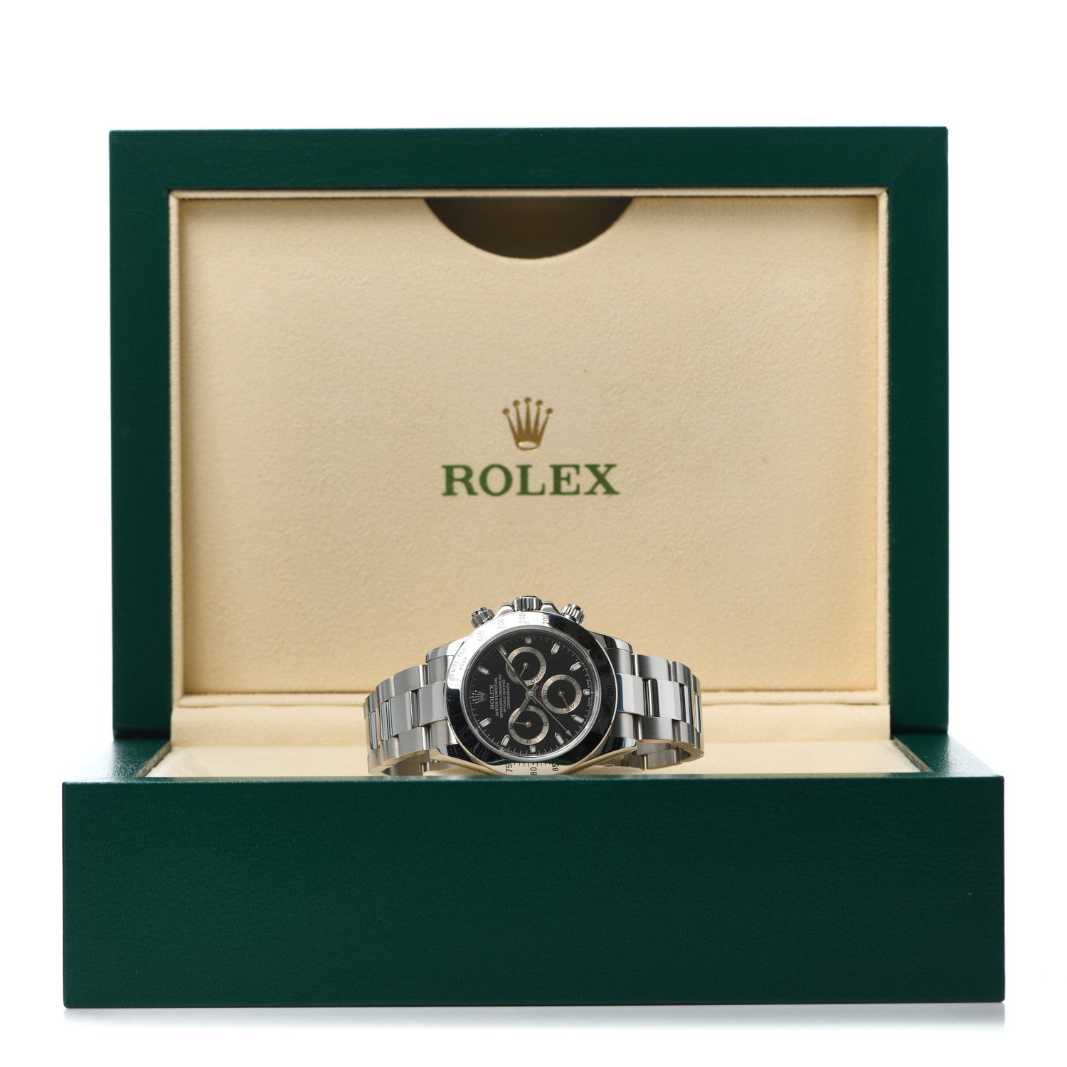 Rolex Stainless Steel 40mm Oyster Perpetual Daytona Cosmograph Watch Black 116520 5 of 5