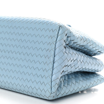 Bottega Veneta Light Calf Intrecciato Small Roma Topazio 9 of 12