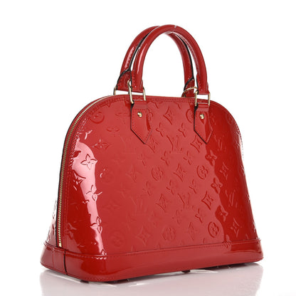 Louis Vuitton Vernis Alma PM Cherry 3 of 7