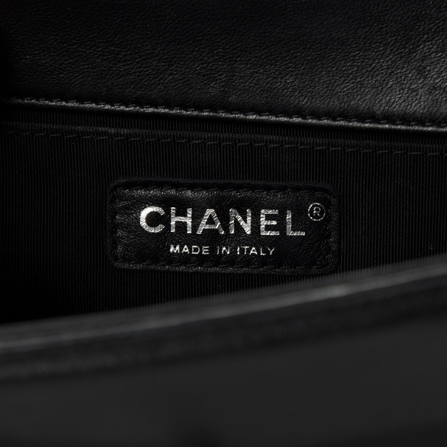 Chanel Lambskin Quilted Small Boy Flap Black 8 of 10