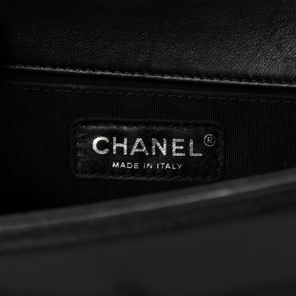 Chanel Lambskin Quilted Small Boy Flap Black 8 of 10
