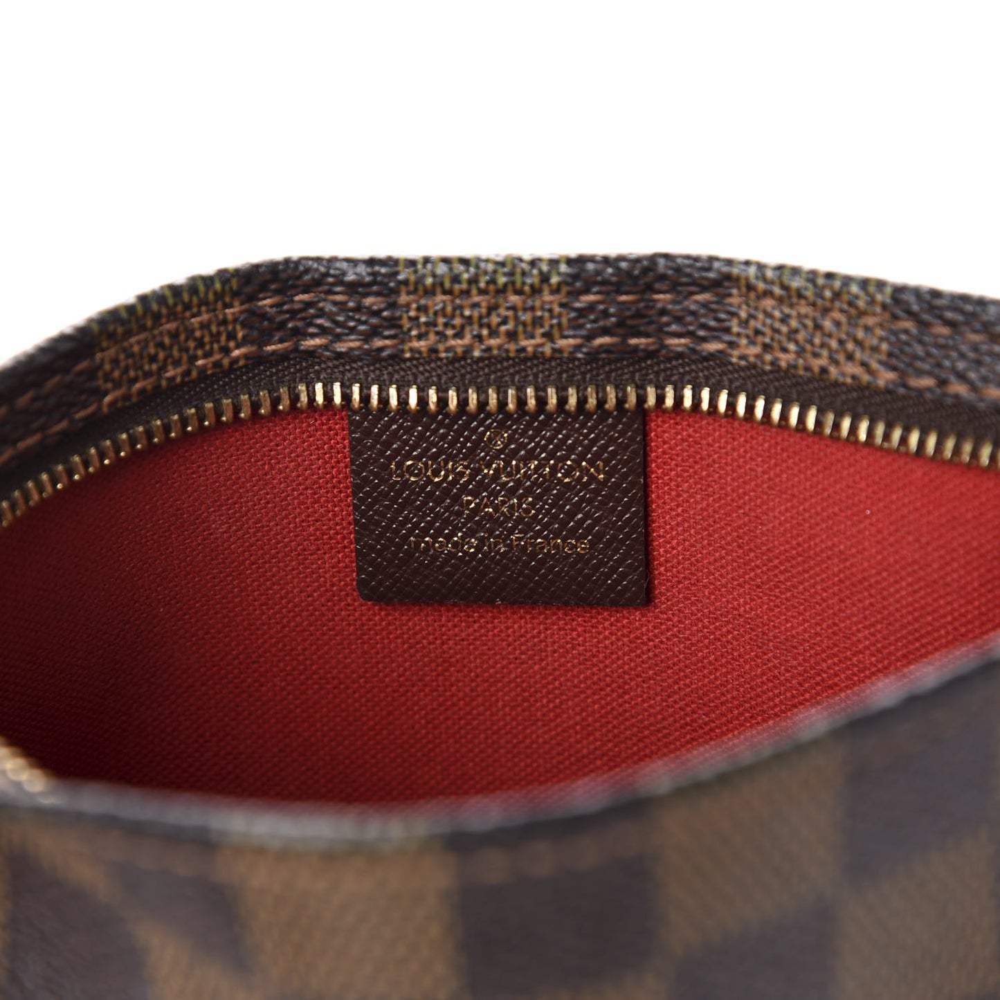 Damier Ebene Trousse Make Up Bag Pochette