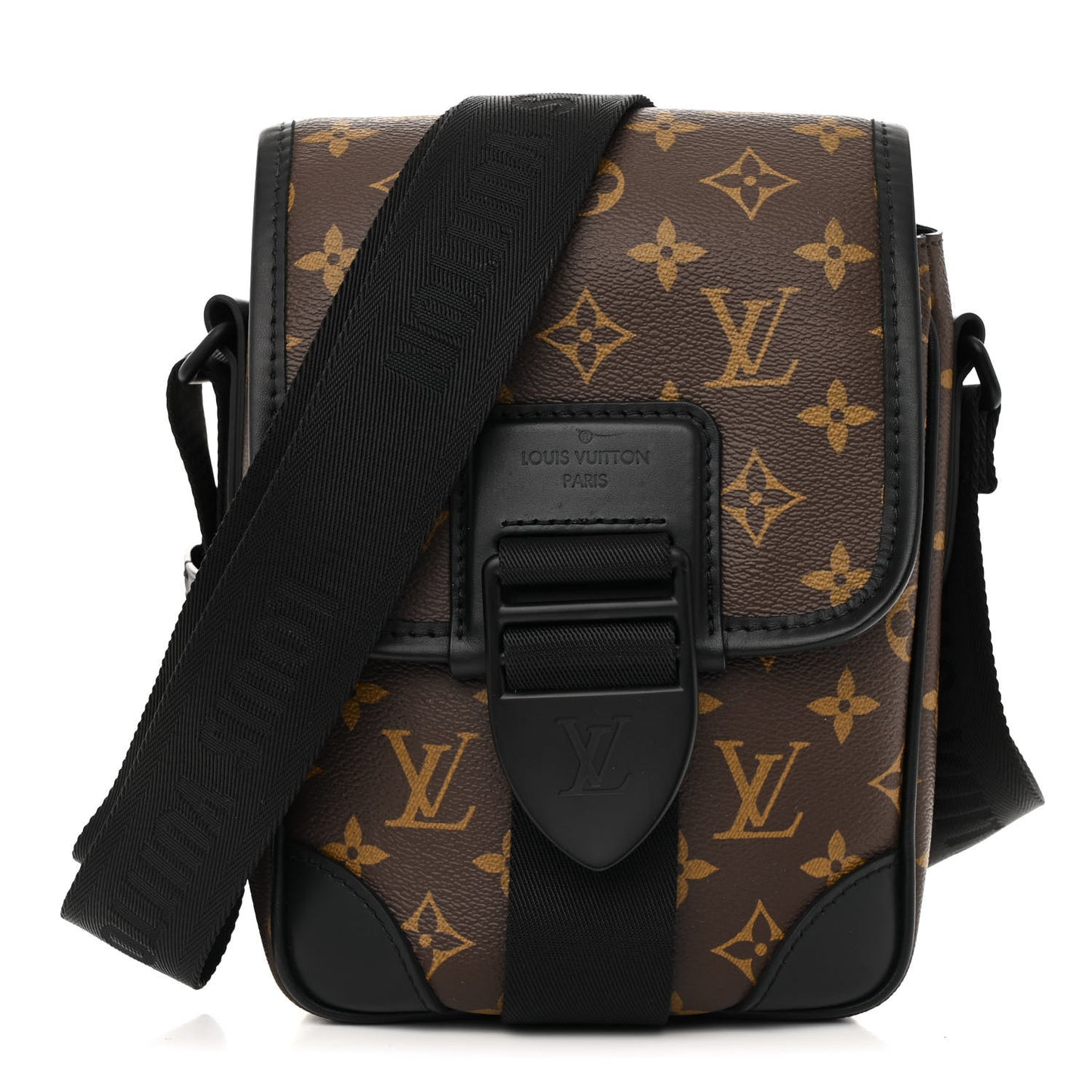 Monogram Macassar Archy Messenger PM
