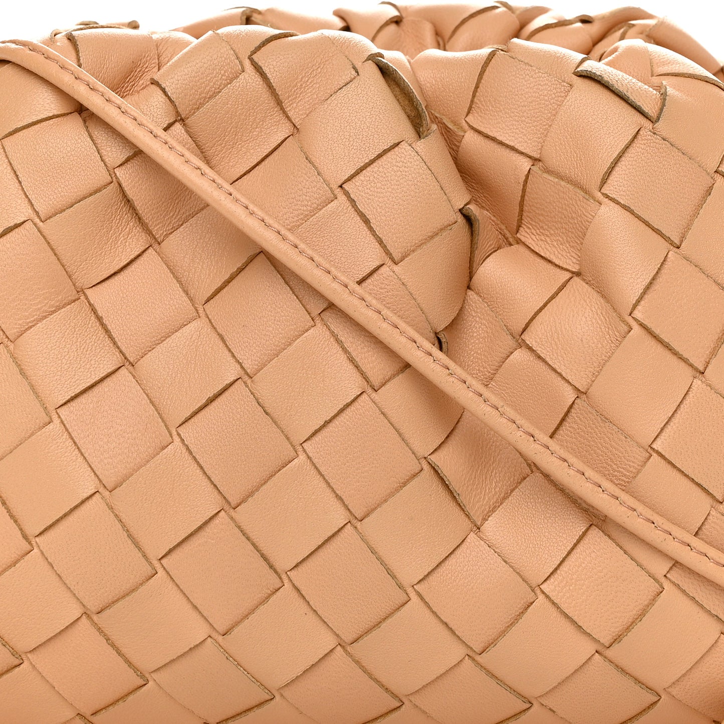 Nappa Intrecciato The Mini Pouch Almond