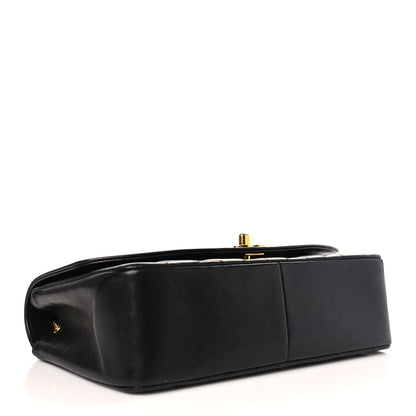 Chanel Lambskin Quilted Medium Single Flap Black 4 of 9