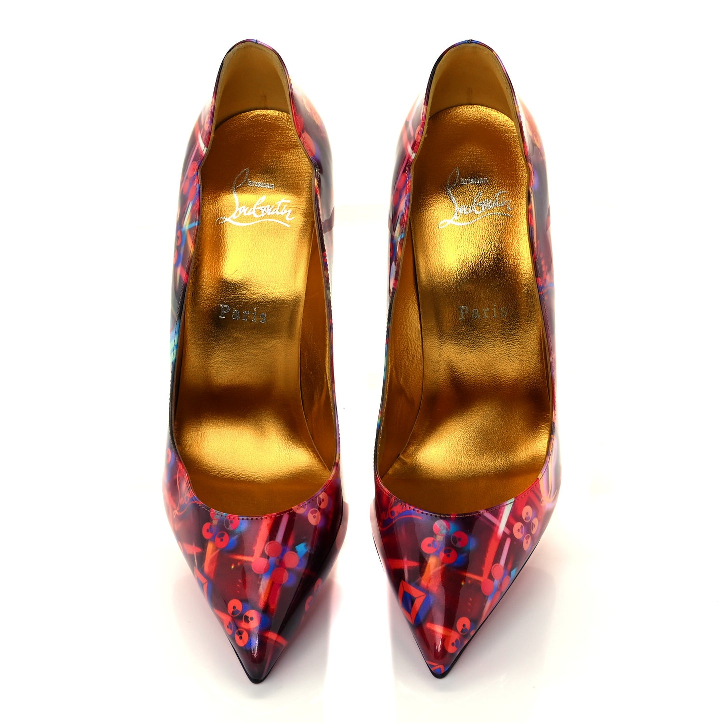Patent Discolaser Hot Chick 100 Pumps 38.5 Multicolor