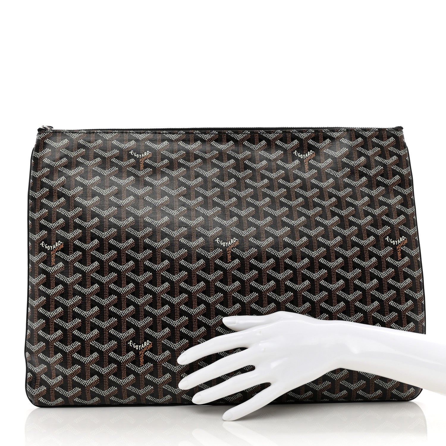Goyard Goyardine Senat Pochette GM Black 2 of 6