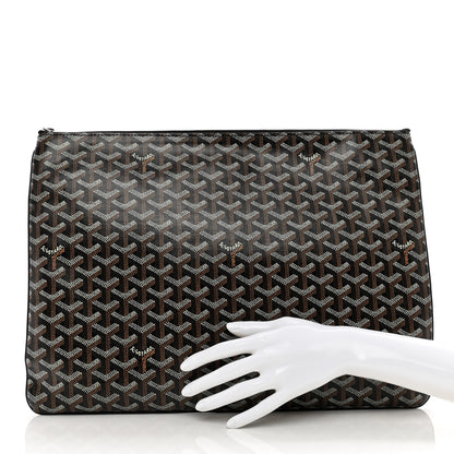 Goyard Goyardine Senat Pochette GM Black 2 of 6