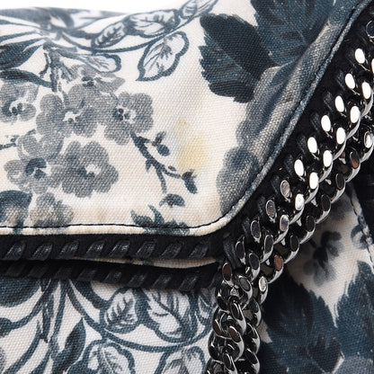 Stella McCartney Cotton Canvas Floral Print Large Falabella Tote Ivory 14 of 16