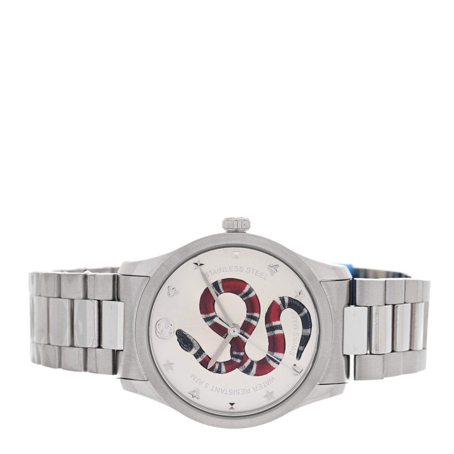 Stainless Steel 38mm G-Timeless Snake Quartz Watch