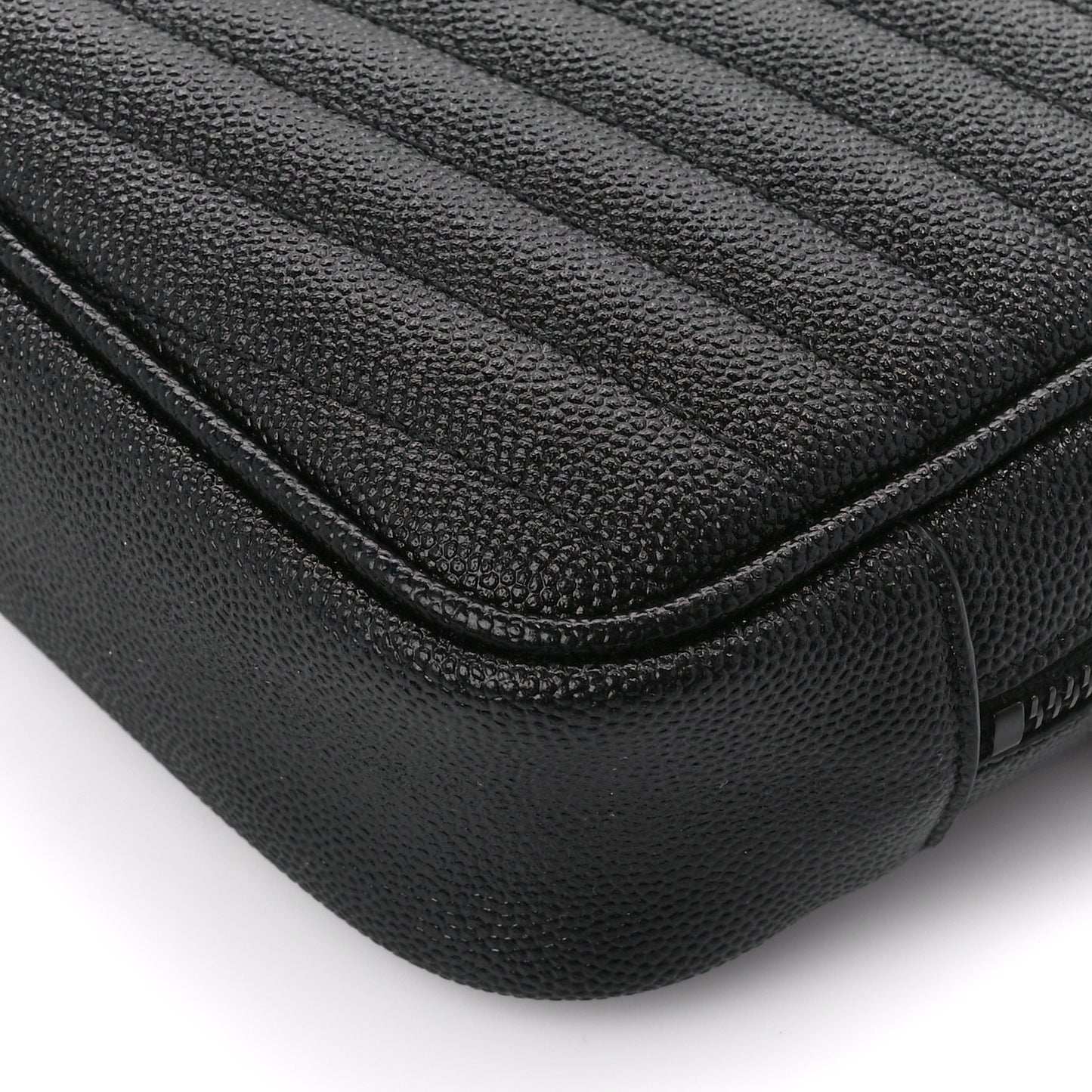 Grain De Poudre Matelasse Monogram Mini Lou Camera Bag Black