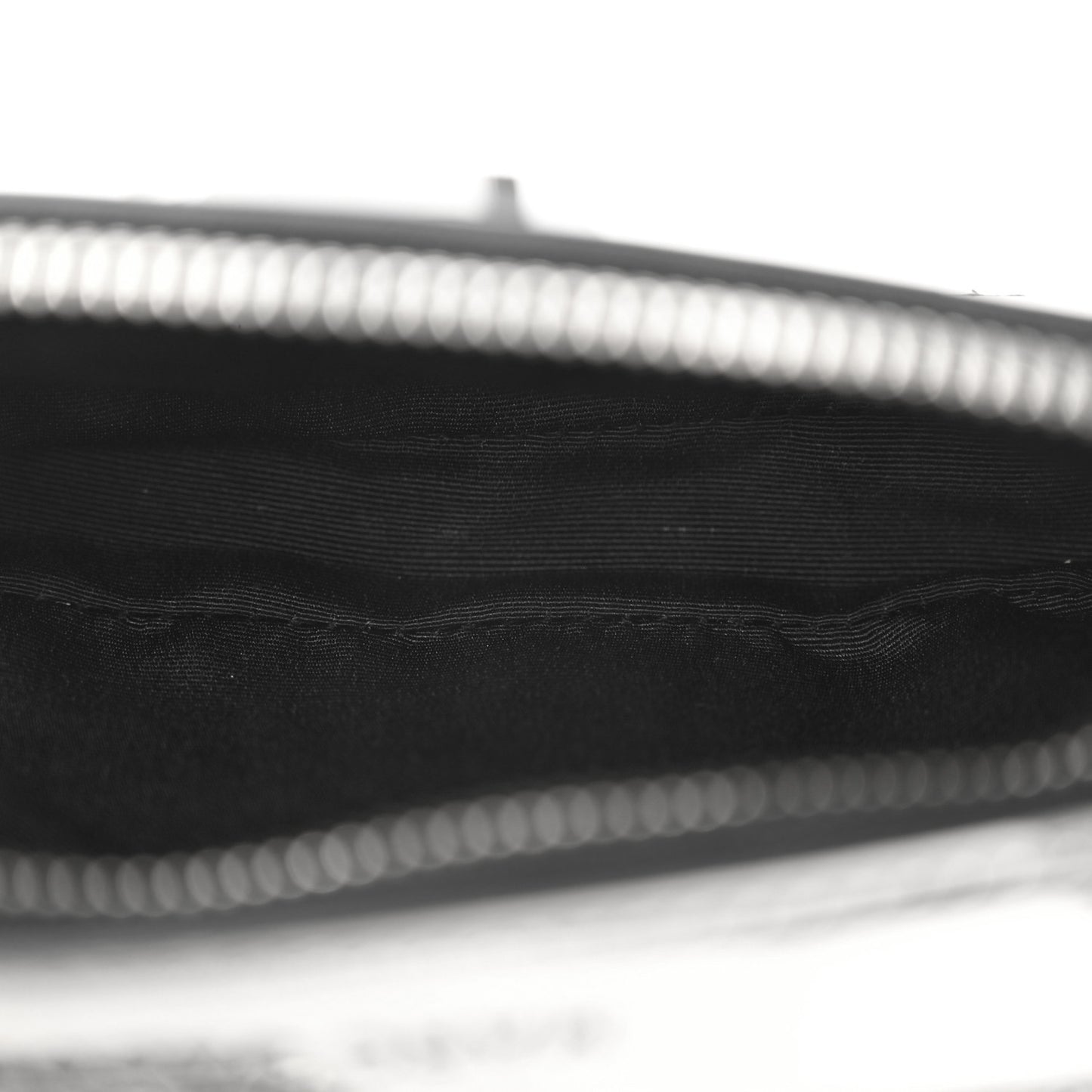 Metallic Calfskin Gen Z Snapshot Camera Bag Silver