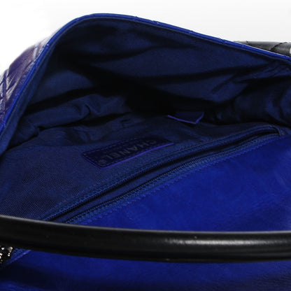 Chanel Quilted Lambskin Small Hula Hoop Flap Dark Blue 8 of 8