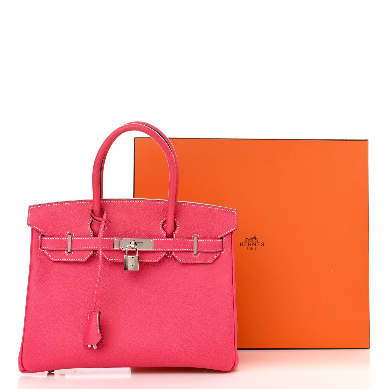 Hermes Epsom Birkin 30 Rose Tyrien 11 of 11