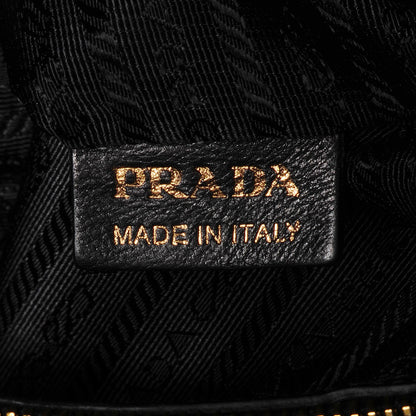 Prada Nappa Embossed Logo Clutch Nero Black 8 of 11