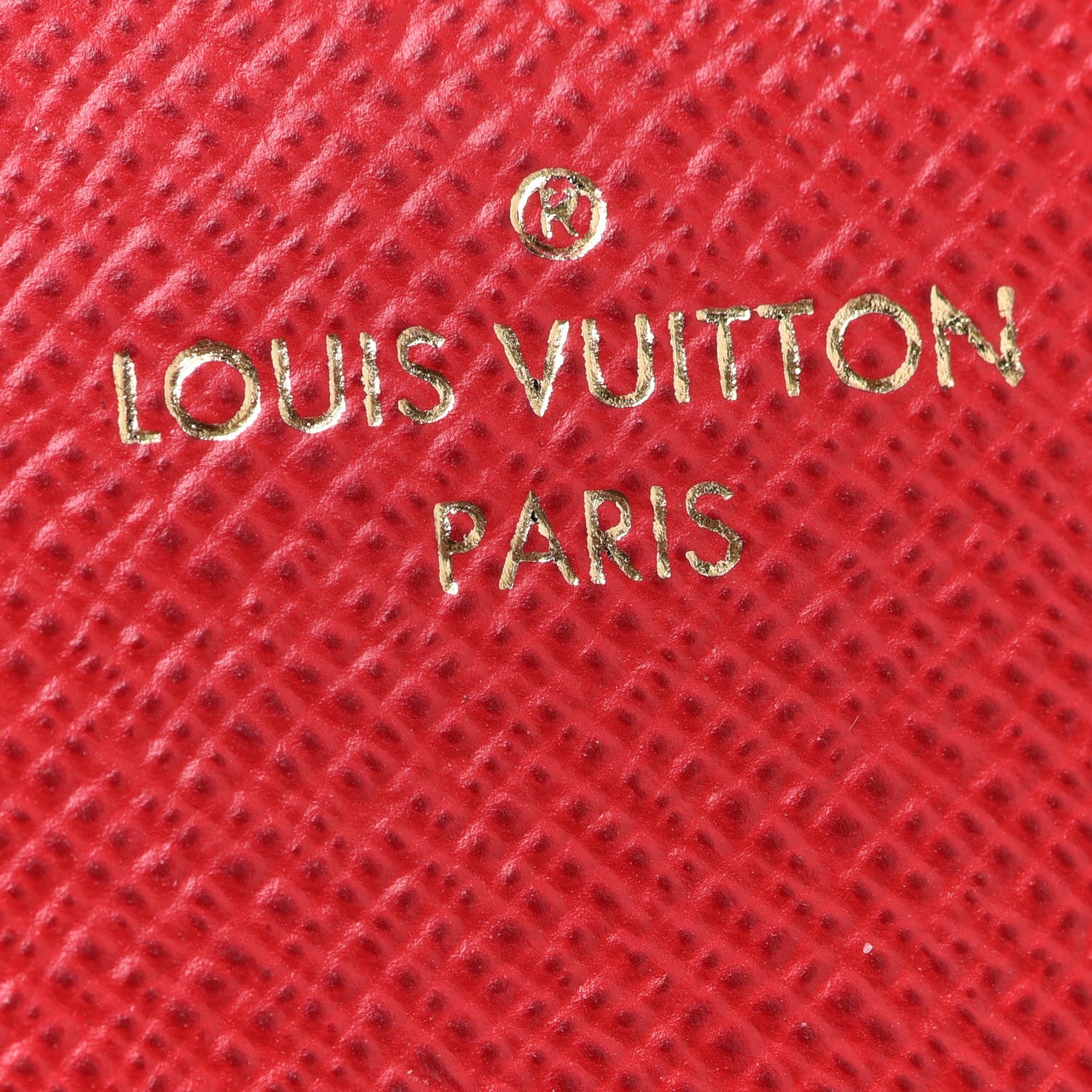 Louis Vuitton Damier Ebene Josephine Wallet Red 7 of 8