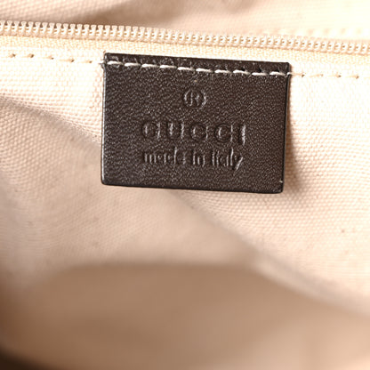 Gucci Monogram Medium Sukey Top Handle Dark Brown 5 of 9