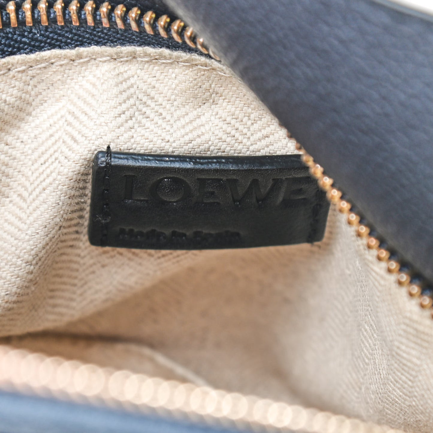 Calfskin Small Puzzle Bag Navy
