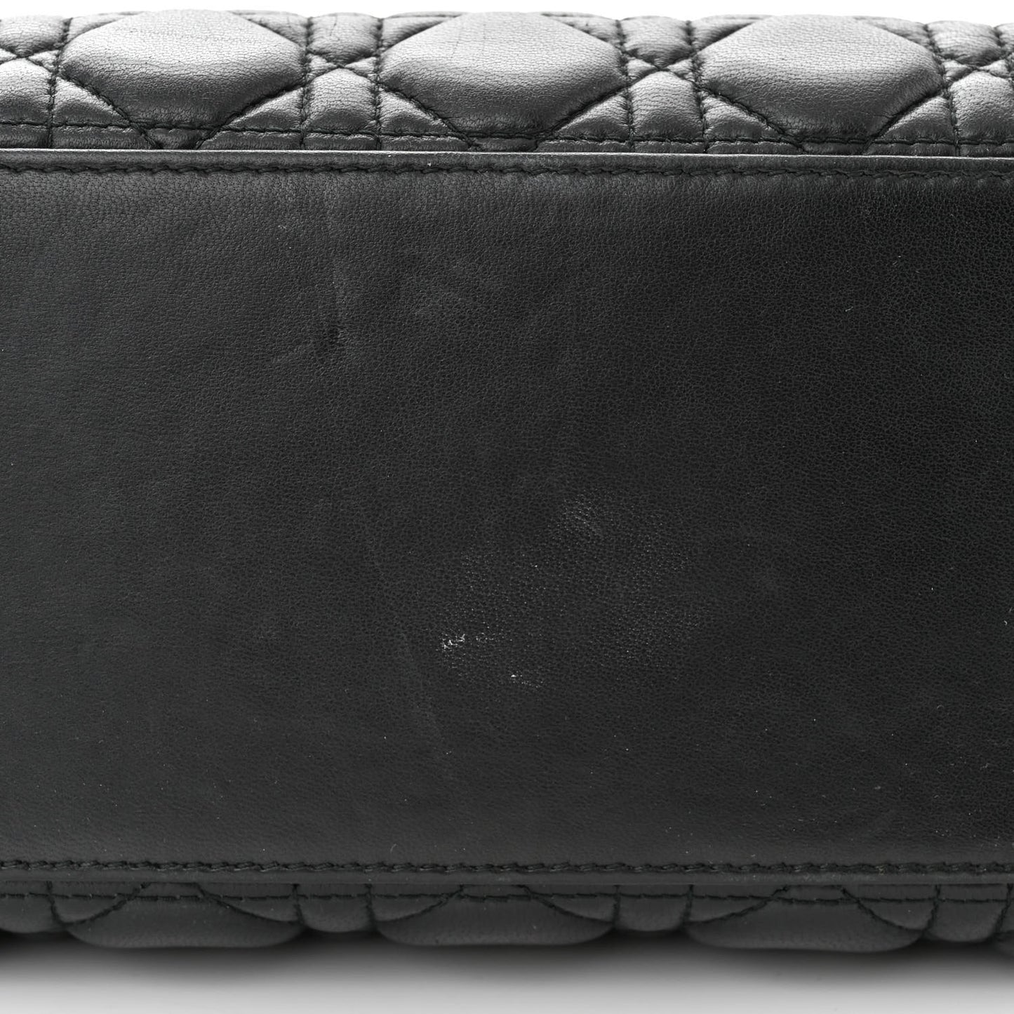 Lambskin Cannage Medium Lady Dior Black