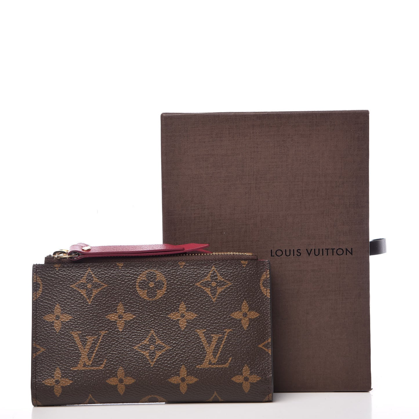 Monogram Adele Compact Wallet Fuchsia