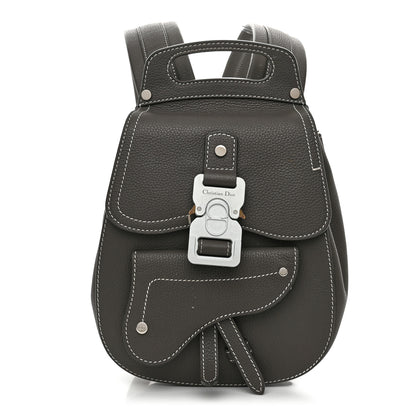 Christian Dior Grained Calfskin Mini Gallop Sling Bag Grey 1 of 10