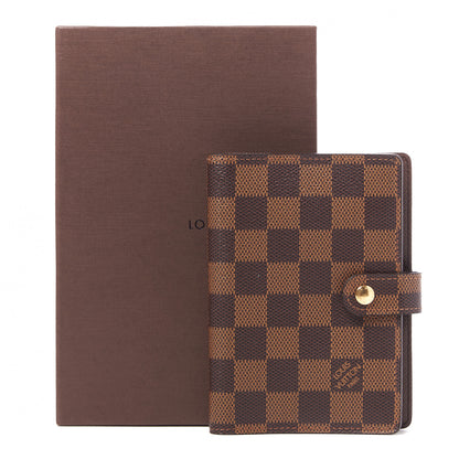 Louis Vuitton Damier Ebene Small Ring Agenda Cover 8 of 8