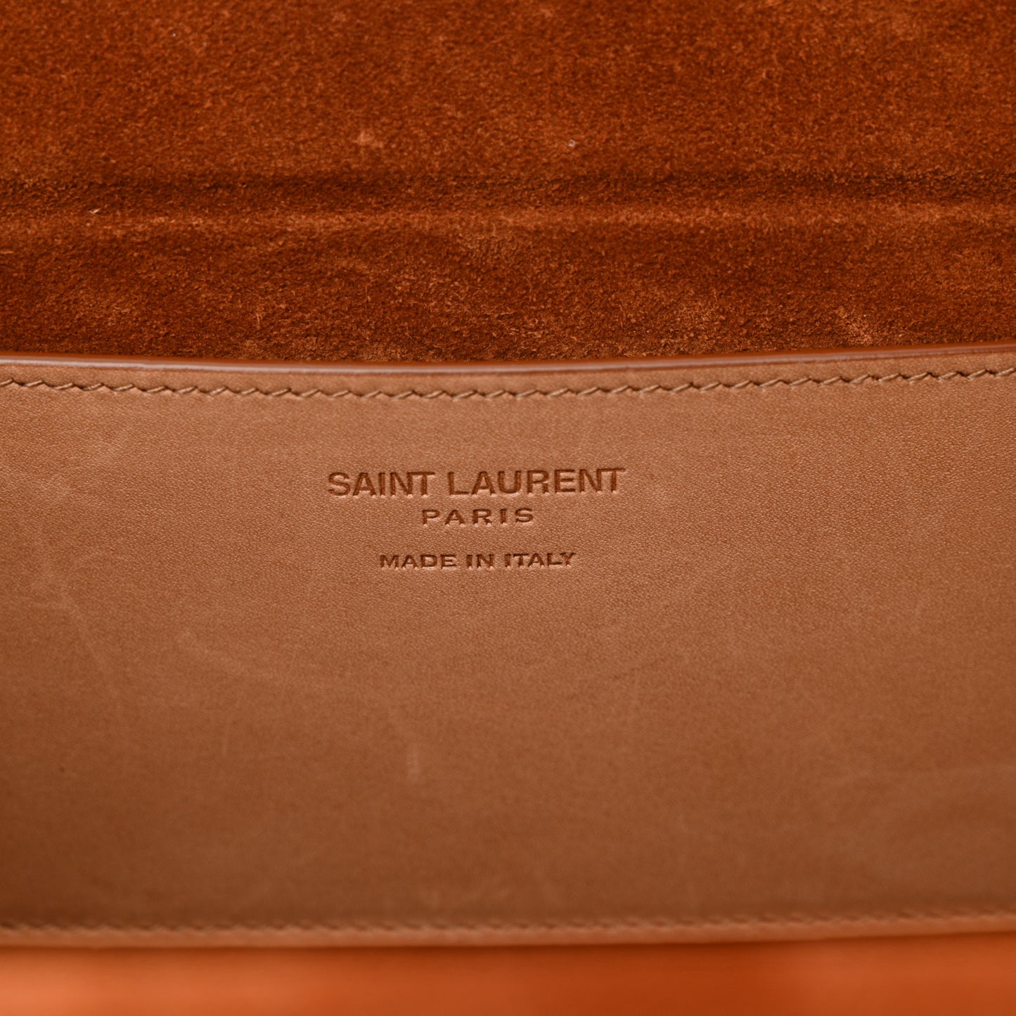 Calfskin Monogram Take Away Box Dusty Vintage Brown Gold