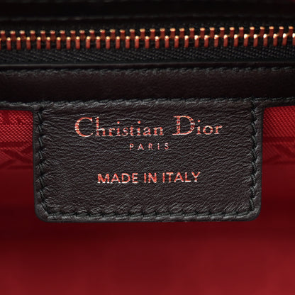 Christian Dior Lambskin Cannage Medium Lady Dior Black 6 of 10
