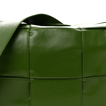 Bottega Veneta Paper Calfskin Maxi Intreccio Medium Arco Camera Bag Avocado 8 of 10