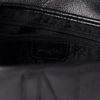 Christian Dior Calfskin Saddle Bag Black 6 of 10