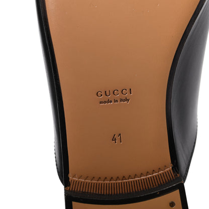 Gucci Calfskin Womens Princetown Slippers 41 Black 7 of 9