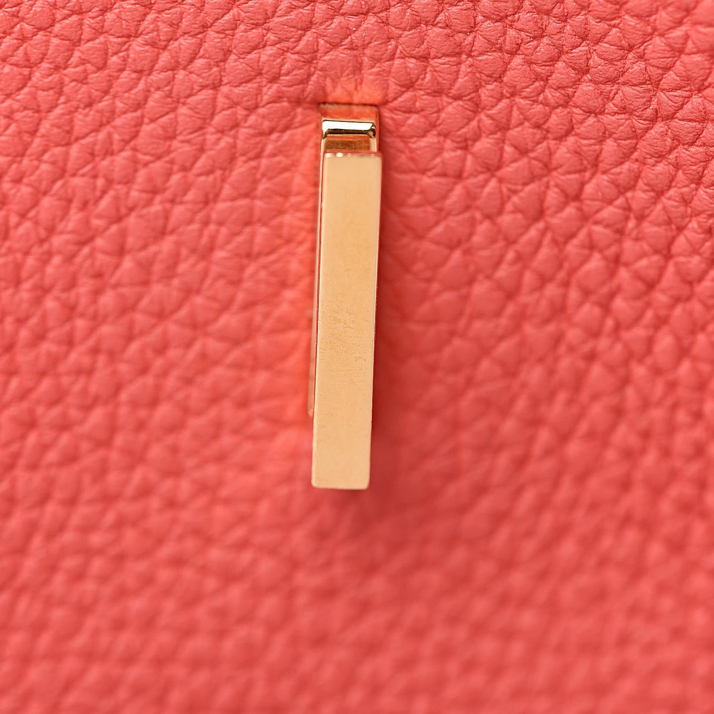 Togo Birkin 35 Rouge Pivoine