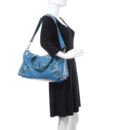 Balenciaga Agneau Giant 21 Silver Hardware Part Time Electric Bleu 2 of 16