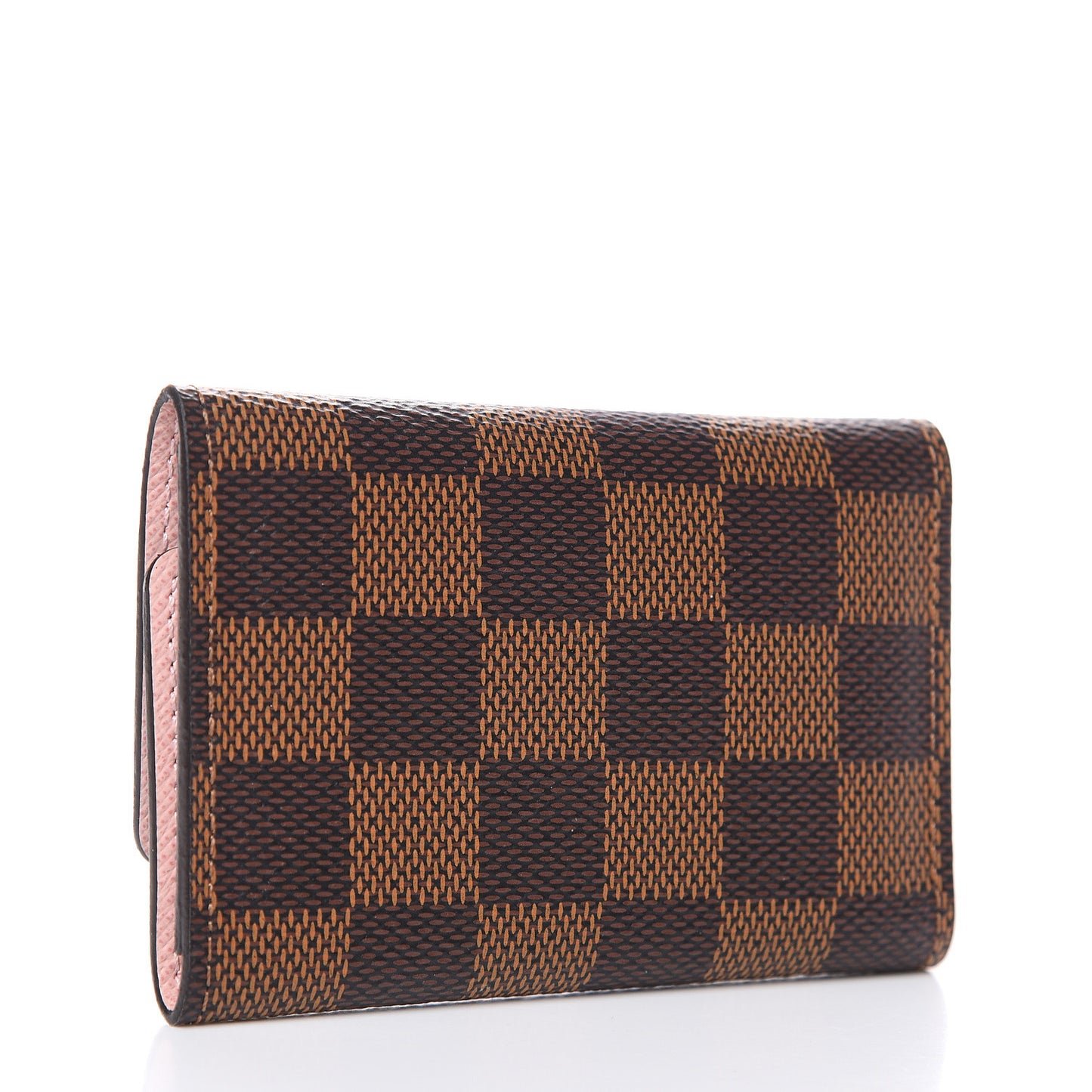Damier Ebene Multicles 6 Key Holder Rose Ballerine