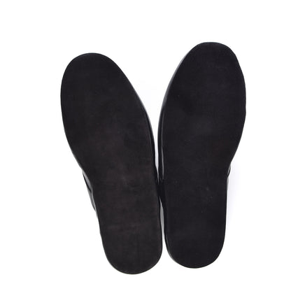 Louis Vuitton X SUPREME Lambskin Mens Hugh Slippers 8 Black 5 of 11