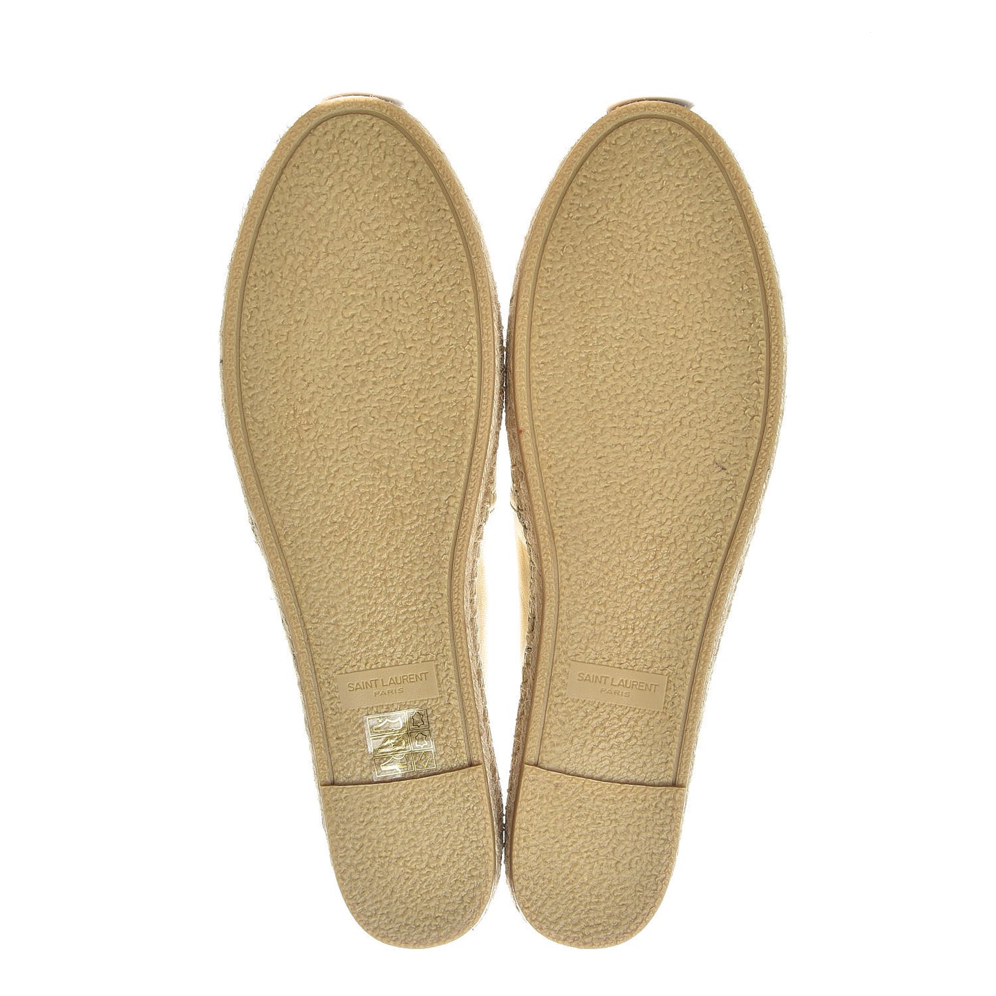 Metallic Lambskin Monogram Espadrilles 39.5 Gold