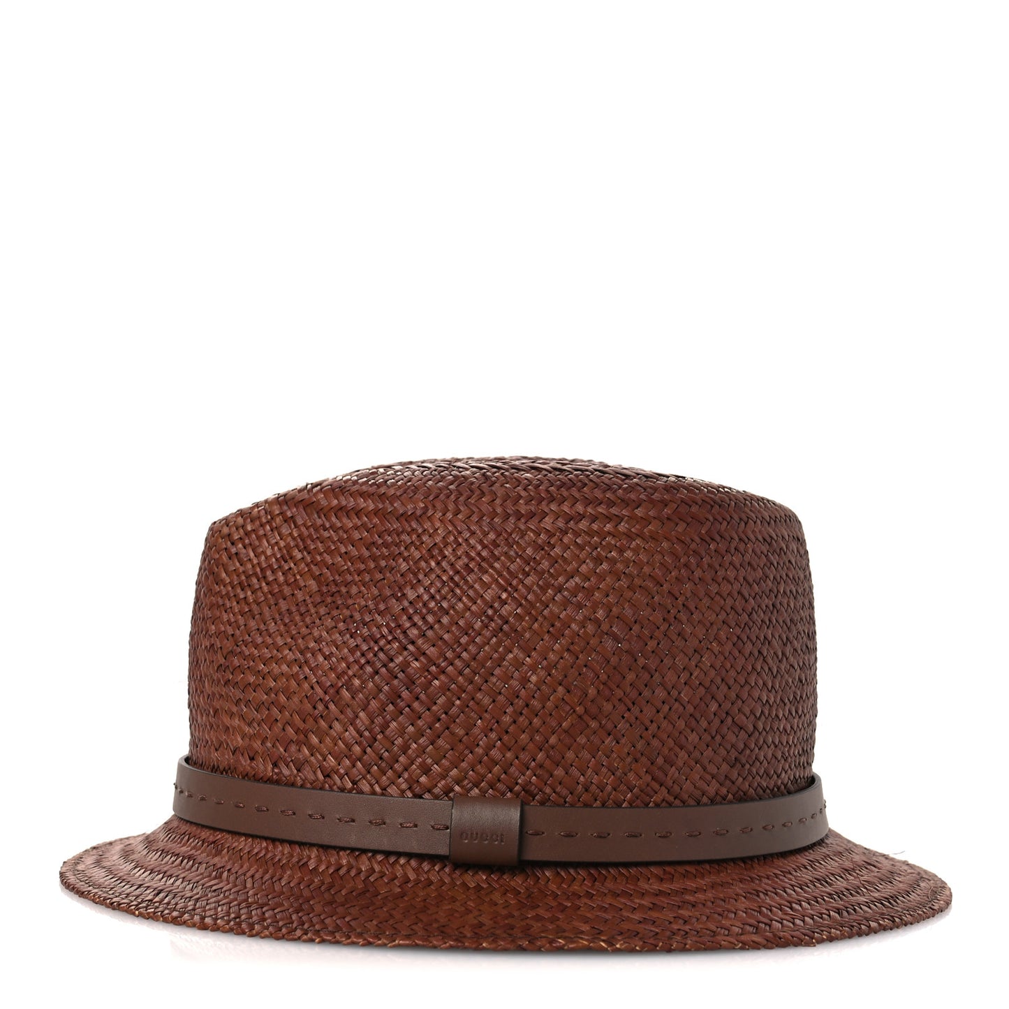 Straw Fedora Hat M New Oak