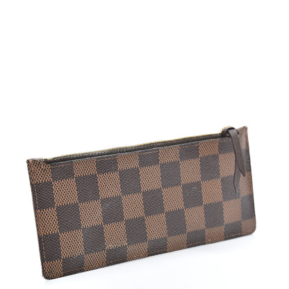 Louis Vuitton Damier Ebene Wallet Zippered Insert 2 of 11