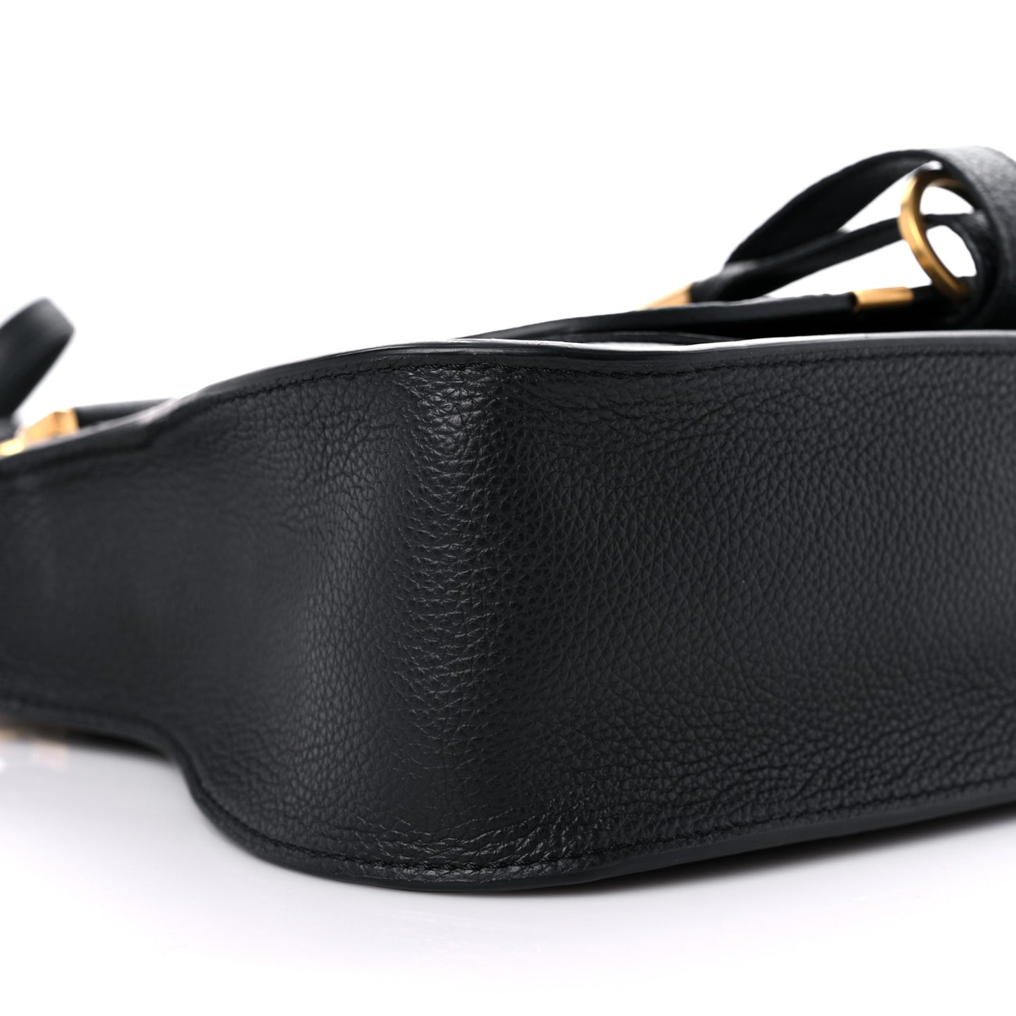 Calfskin Small Marcie Satchel Black