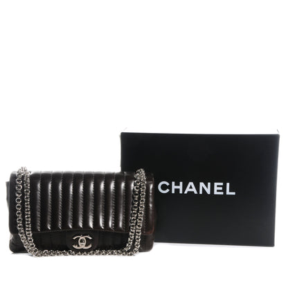 Chanel Lambskin Vertical Quilt Medium Flap Brown 5 of 9