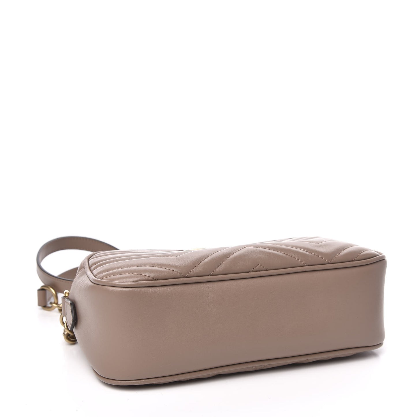 Calfskin Matelasse Small GG Marmont Chain Shoulder Bag Porcelain Rose