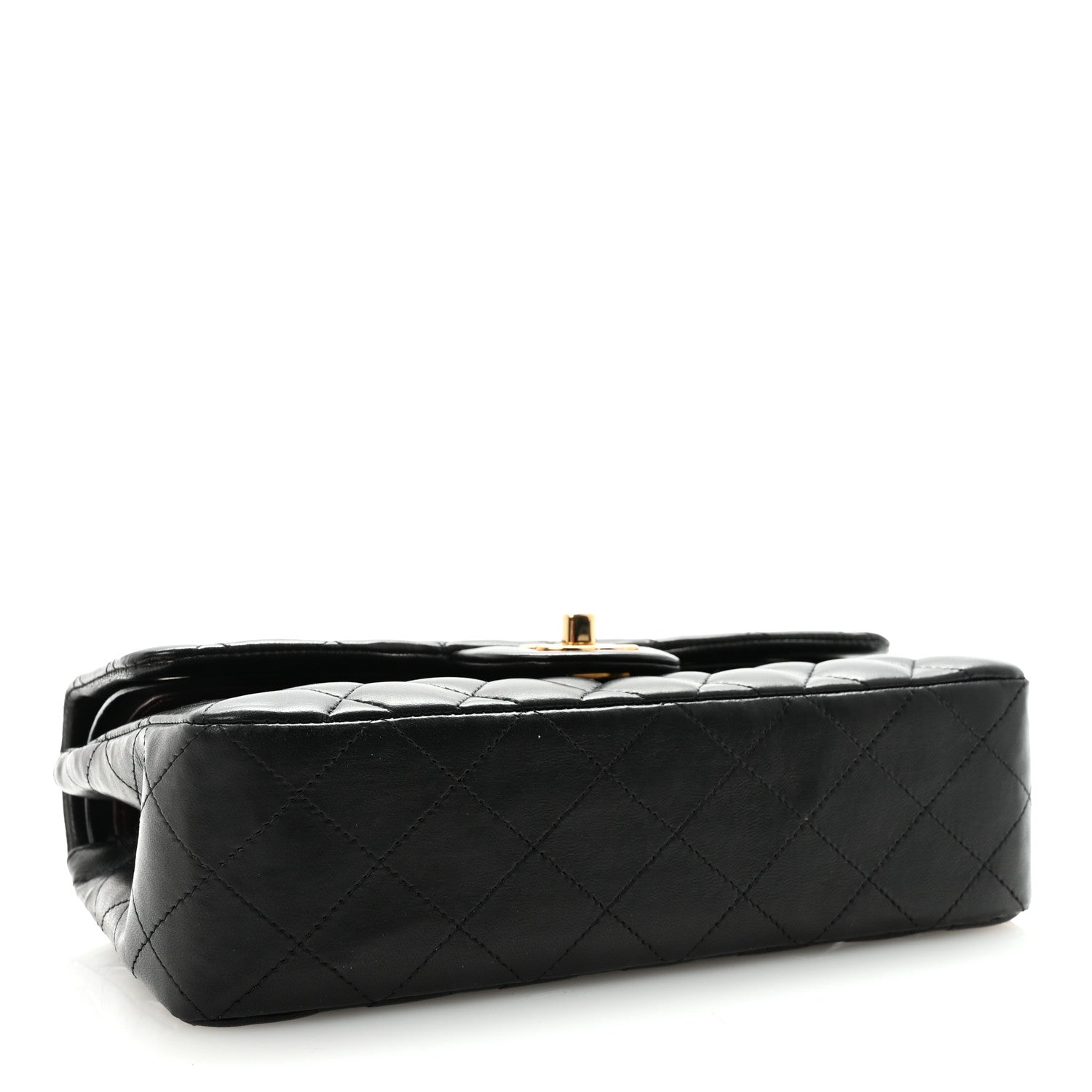 Chanel Lambskin Quilted Small Double Flap Black 4 of 10