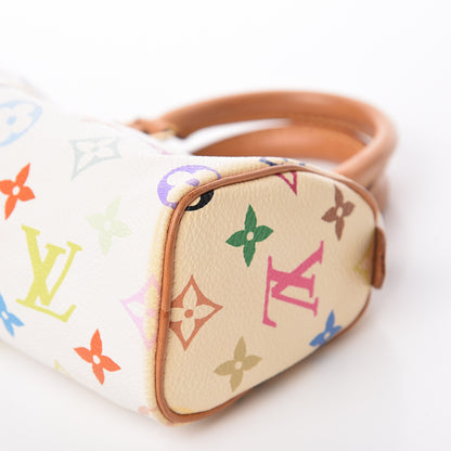 Louis Vuitton Monogram Multicolor Mini Sac HL Speedy White 8 of 13