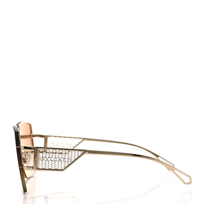 Bulgari Metal Grade Sunglasses 6178 Pale Gold 3 of 8