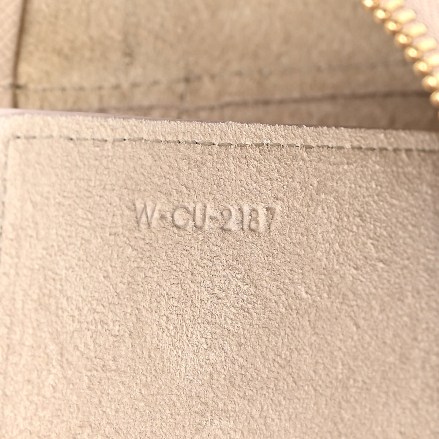 Grained Calfskin Micro Belt Bag Light Taupe