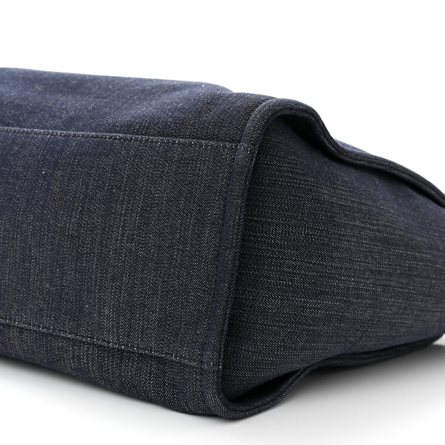 Denim Large Deauville Tote Dark Blue