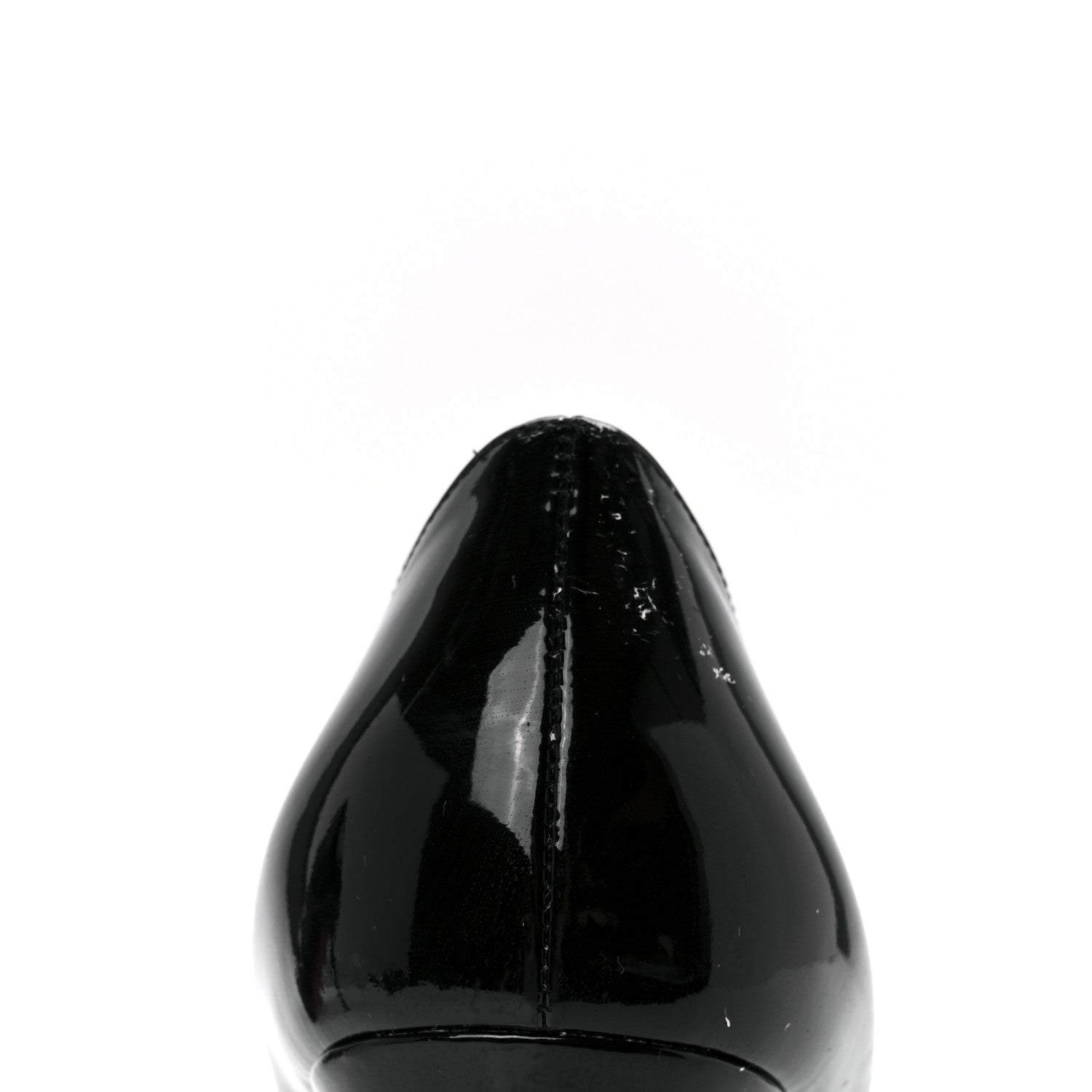 Christian Louboutin Patent Lady Peep 150 Pumps 40.5 Black 9 of 9